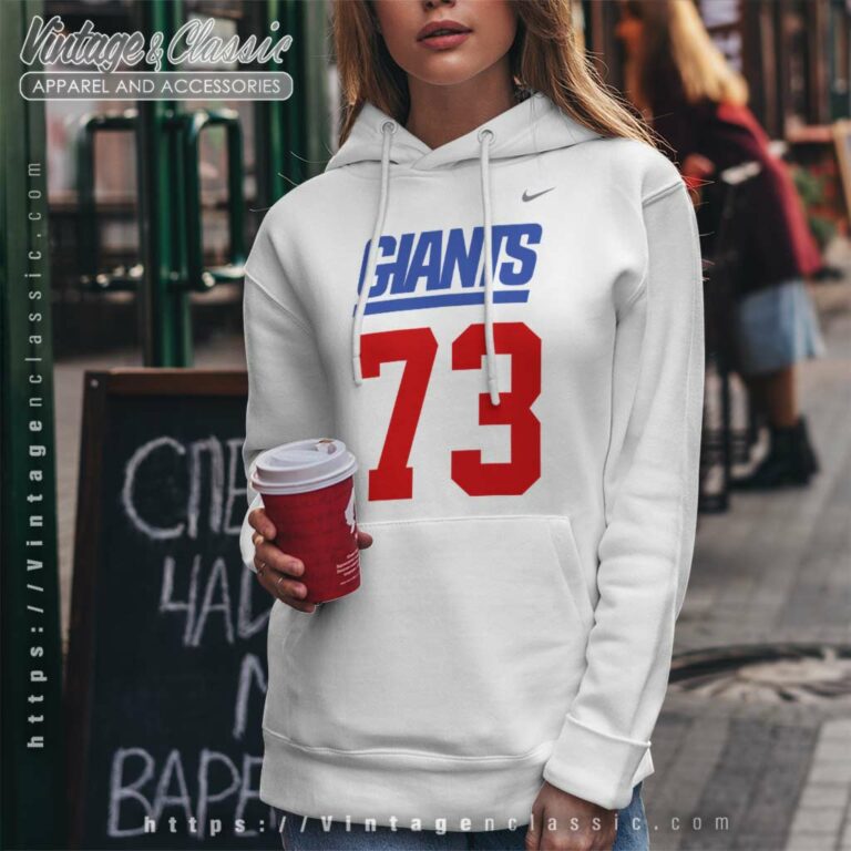 Evan Neal New York Giants 73 Nike Logo Hoodie Evan Neal New York Giants 73 Nike Logo Hoodie