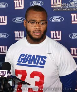 Evan Neal New York Giants 73 Nike Logo Shirt 8 Evan Neal New York Giants 73 Nike Logo Shirt