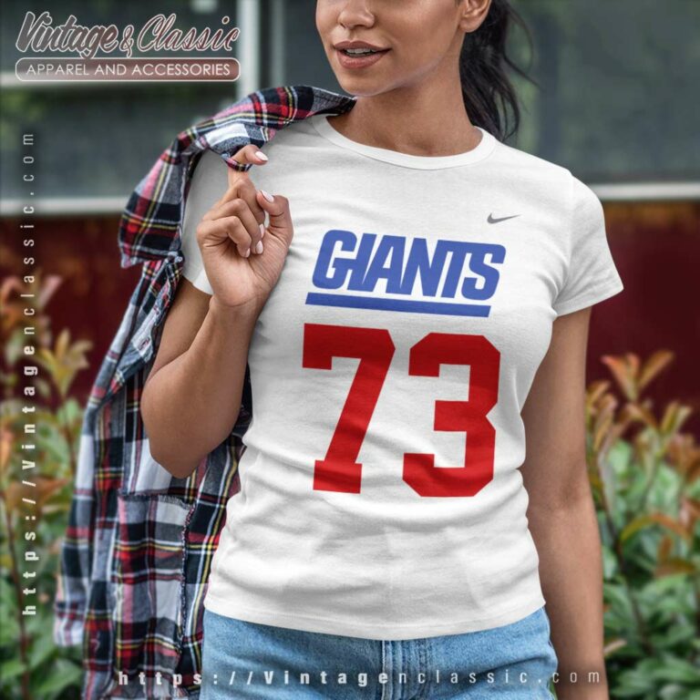 Evan Neal New York Giants 73 Nike Logo Women TShirt Evan Neal New York Giants 73 Nike Logo Women TShirt