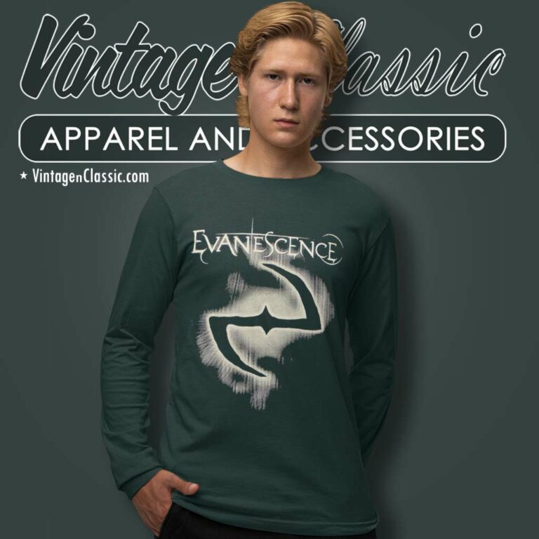 Evanescence Classic Logo Long Sleeve Tee Evanescence Classic Logo Long Sleeve Tee