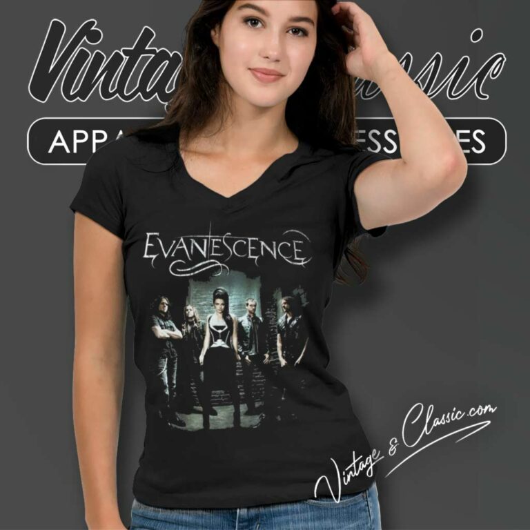 Evanescence Member V Neck TShirt Evanescence Member V Neck TShirt