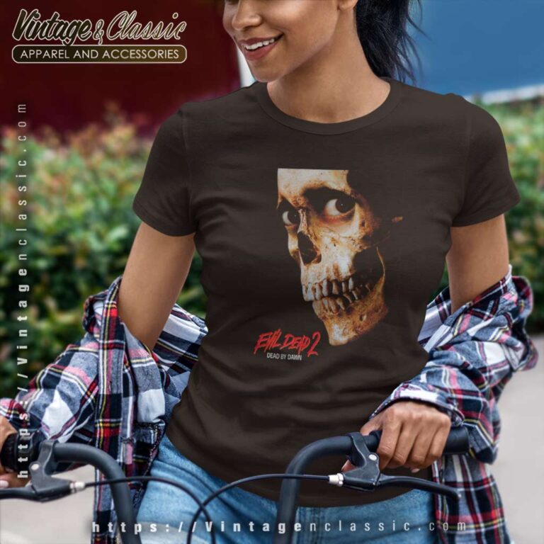 Evil Dead 2 Poster Women TShirt Evil Dead 2 Poster Women TShirt