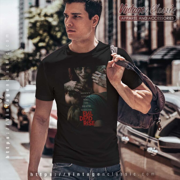 Evil Dead Rise 2023 Poster Tshirt Evil Dead Rise 2023 Poster Tshirt