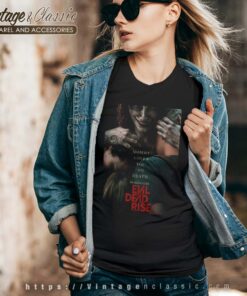 Evil Dead Rise 2023 Poster Shirt 4 Evil Dead Rise 2023 Poster Vneck