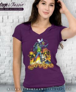 Evil Ernie Vintage Chaos Halloween V Neck TShirt