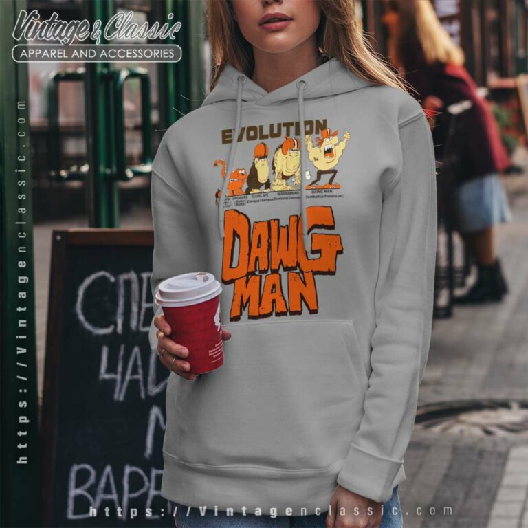 Evolution Of Dawg Man Cleveland Browns Hoodie Evolution Of Dawg Man Cleveland Browns Hoodie