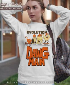 Evolution Of Dawg Man Cleveland Browns Sweatshirt