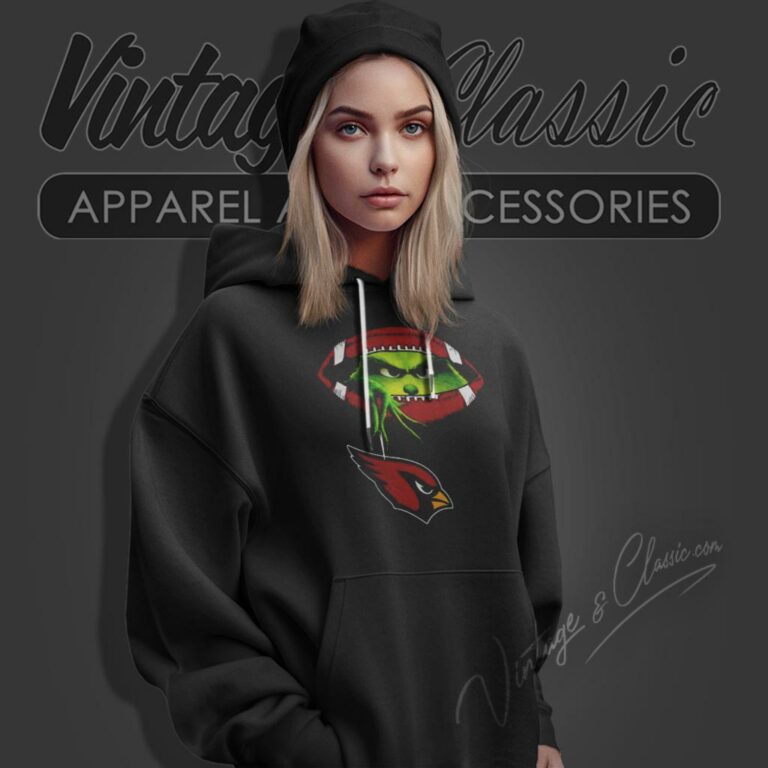 Ew People The Grinch Hold Arizona Cardinals Logo Hoodie Ew People The Grinch Hold Arizona Cardinals Logo Hoodie