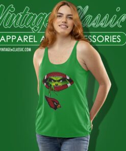 Ew People The Grinch Hold Arizona Cardinals Logo Tank Top Racerback