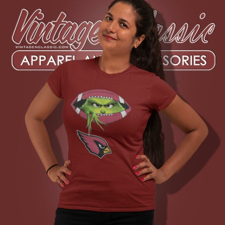 Ew People The Grinch Hold Arizona Cardinals Logo Women T Shirt Ew People The Grinch Hold Arizona Cardinals Logo Women T Shirt