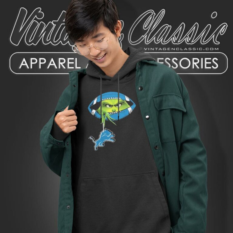 Ew People The Grinch Hold Detroit Lions Logo Hoodie Ew People The Grinch Hold Detroit Lions Logo Hoodie