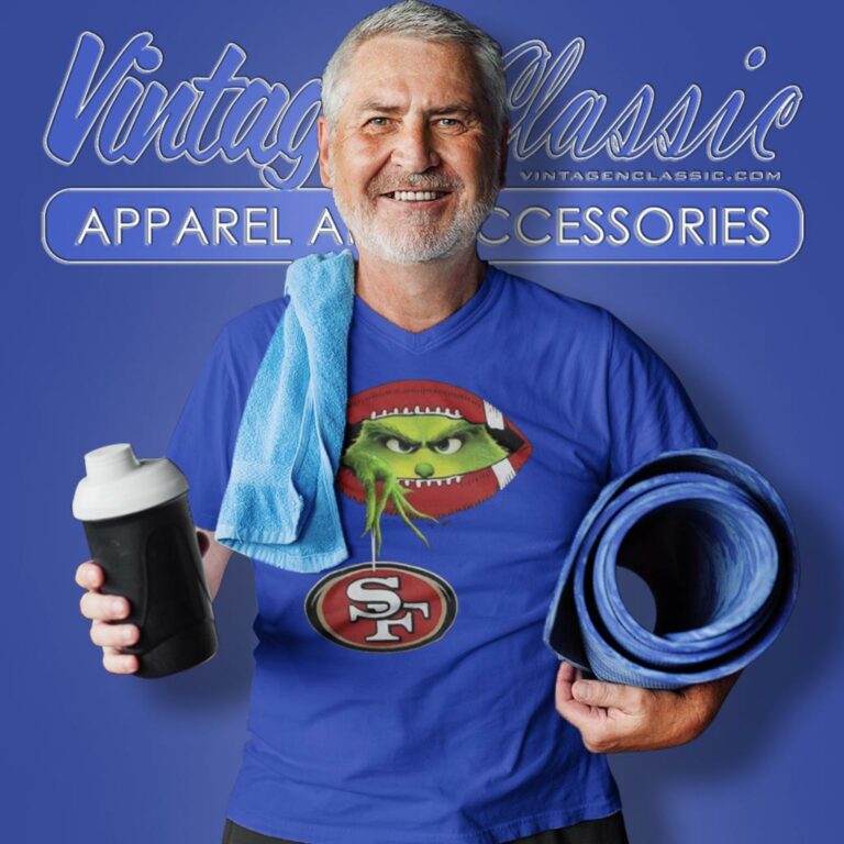 Ew People The Grinch Hold San Francisco 49ers Logo V Neck TShirt Ew People The Grinch Hold San Francisco 49ers Logo V Neck TShirt