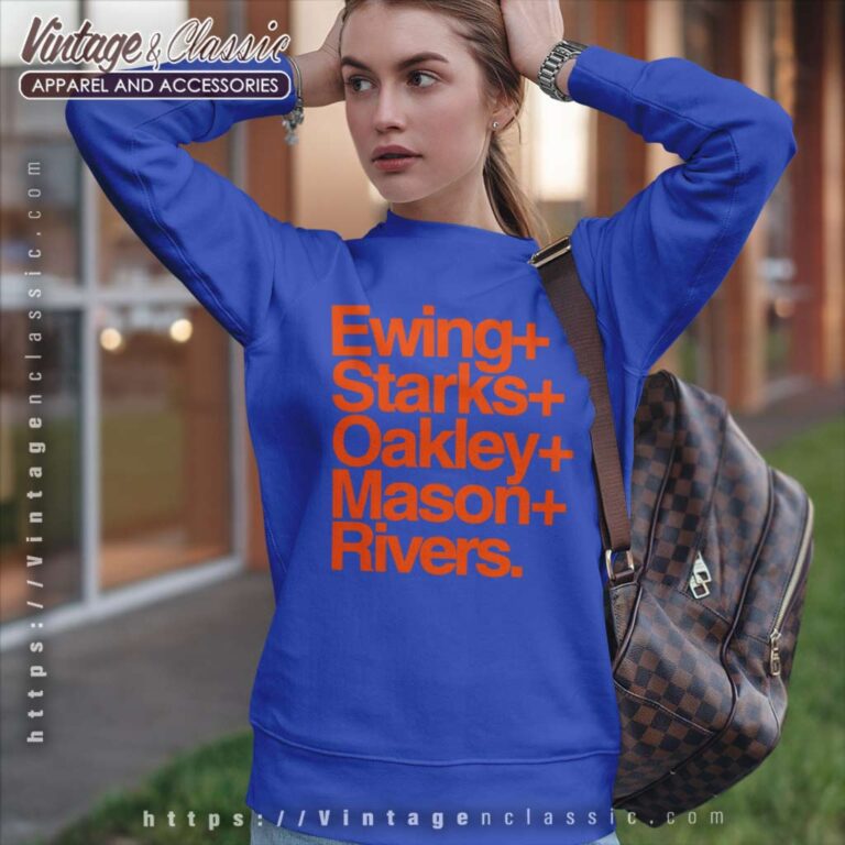 Ewing Oakley Starks Mason Knicks Player Names Plus Sweatshirt Ewing Oakley Starks Mason Knicks Player Names Plus Sweatshirt