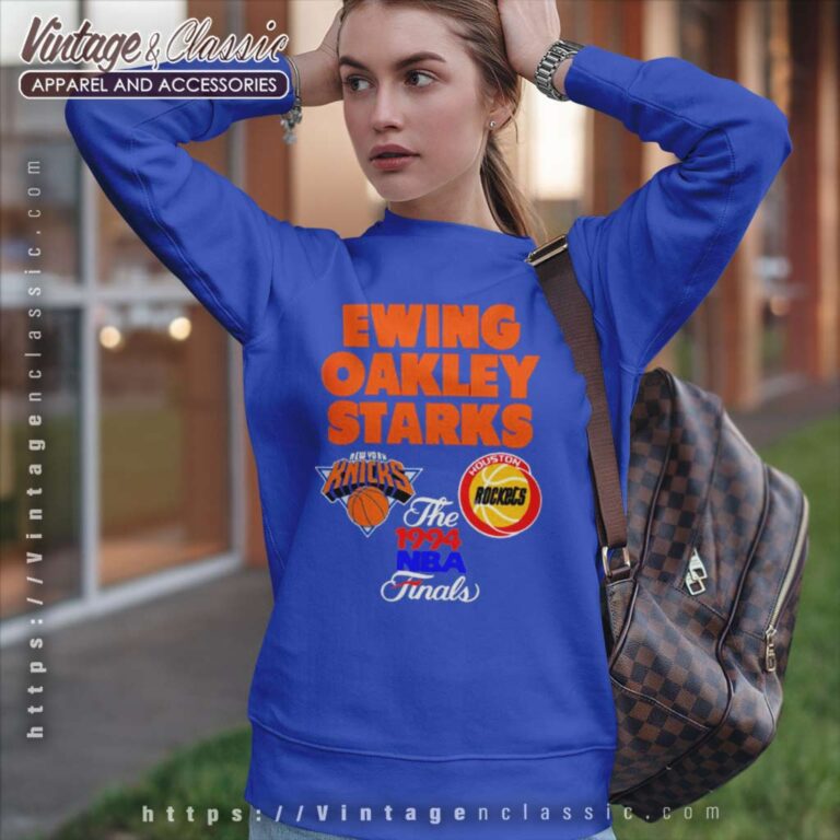 Ewing Oakley Starks New York Knicks Sweatshirt Ewing Oakley Starks New York Knicks Sweatshirt