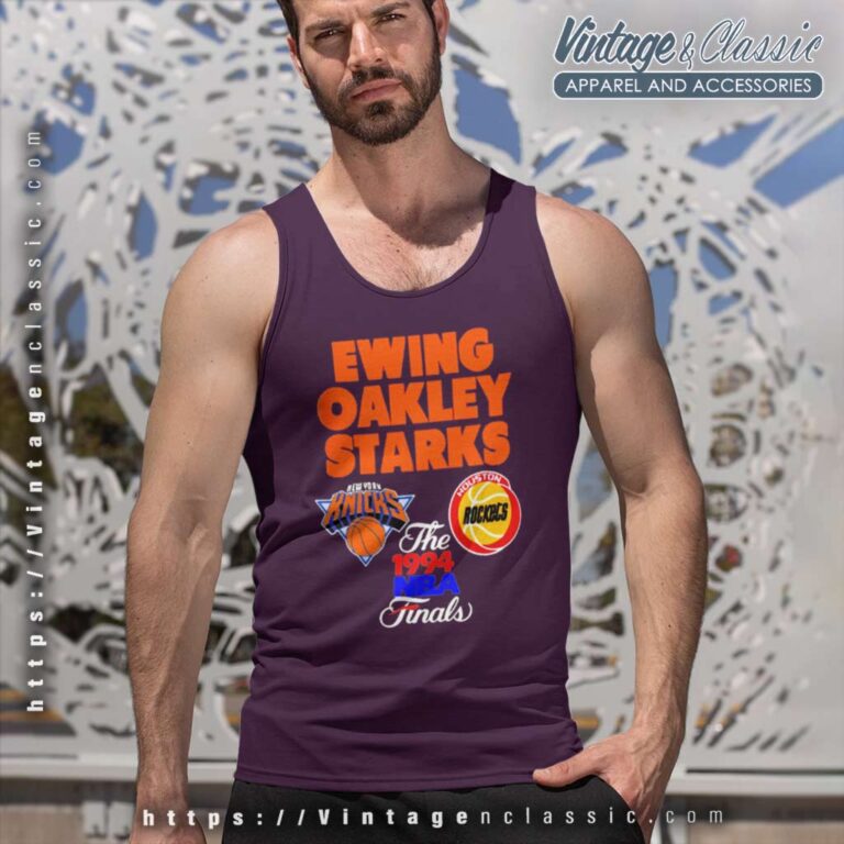 Ewing Oakley Starks New York Knicks Tank Top Racerback Ewing Oakley Starks New York Knicks Tank Top Racerback
