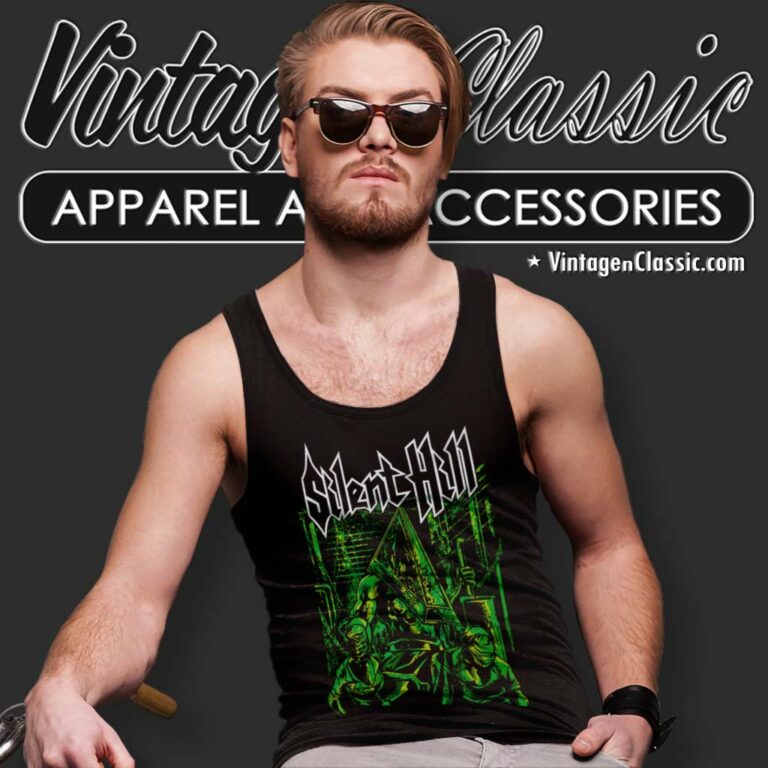 Exhume The Wretched Green Silent Hill Tank Top Racerback Exhume The Wretched Green Silent Hill Tank Top Racerback