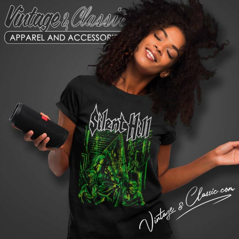 Exhume The Wretched Green Silent Hill Women TShirt Exhume The Wretched Green Silent Hill Women TShirt