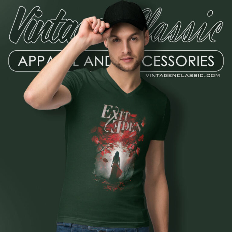 Exit Eden Run V Neck TShirt Exit Eden Run V Neck TShirt