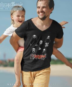 Exodus Band V Neck TShirt