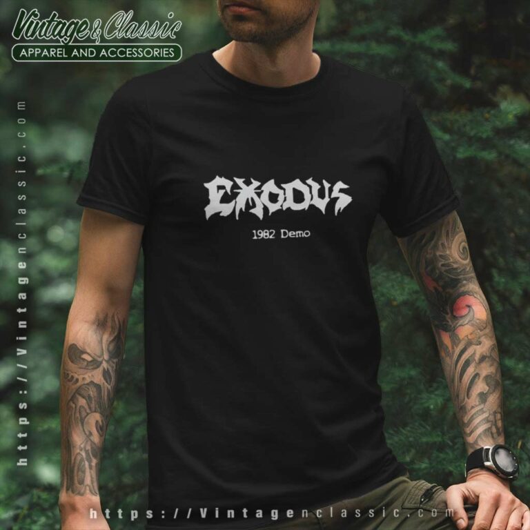 Exodus Shirt 1982 Demo T Shirt Exodus Shirt 1982 Demo T Shirt