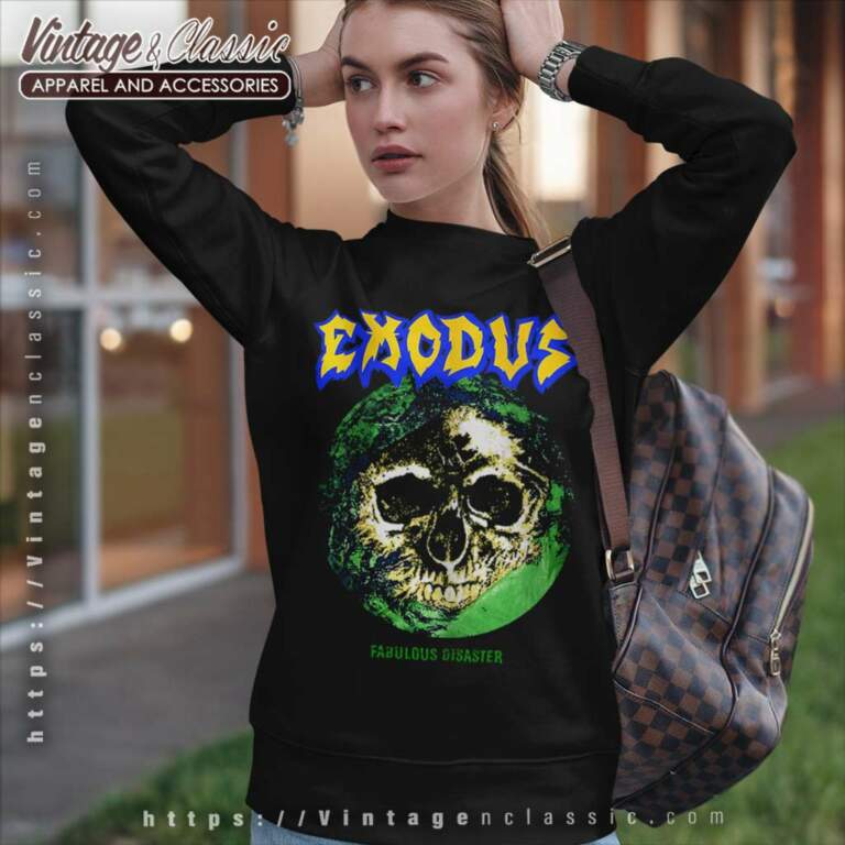 Exodus Shirt 1989 Exodus Fabulous Disaster Tour Sweatshirt Exodus Shirt 1989 Exodus Fabulous Disaster Tour Sweatshirt