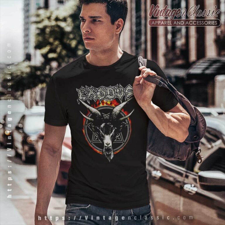 Exodus Shirt Bloodstock Tour 2022 Band Graphic T Shirt Exodus Shirt Bloodstock Tour 2022 Band Graphic T Shirt