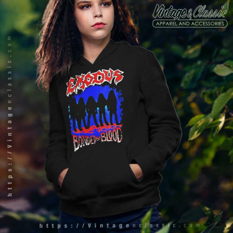Exodus Shirt Bonded By Blood Hoodie Exodus Shirt Bonded By Blood Hoodie