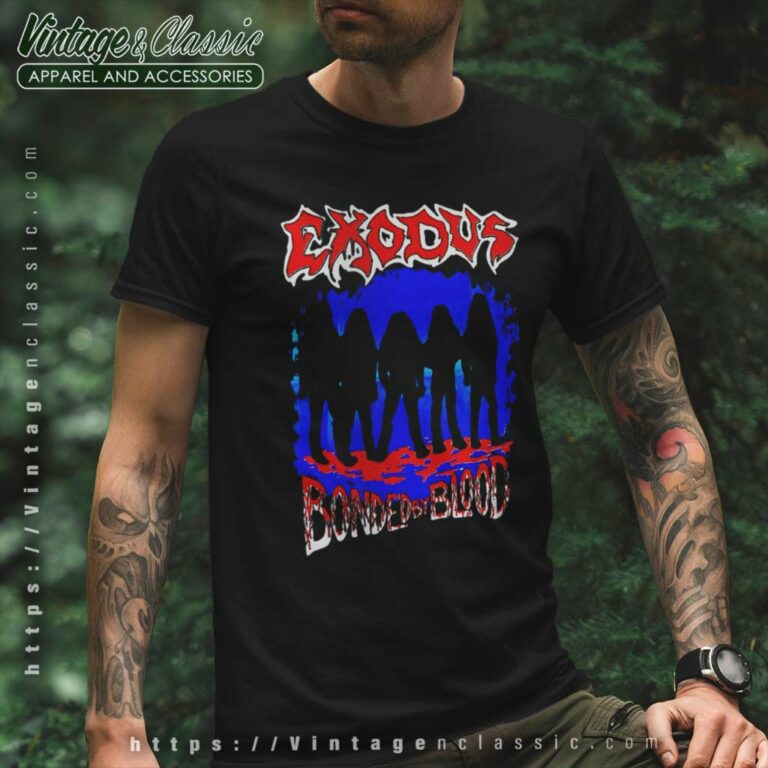Exodus Shirt Bonded By Blood T Shirt Exodus Shirt Bonded By Blood T Shirt