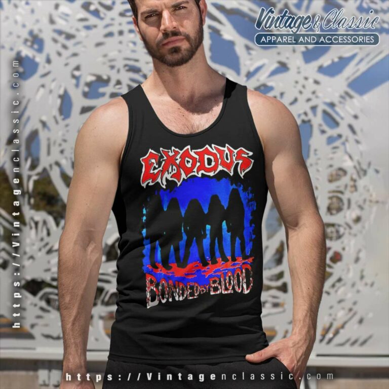 Exodus Shirt Bonded By Blood Tank Top Racerback Exodus Shirt Bonded By Blood Tank Top Racerback