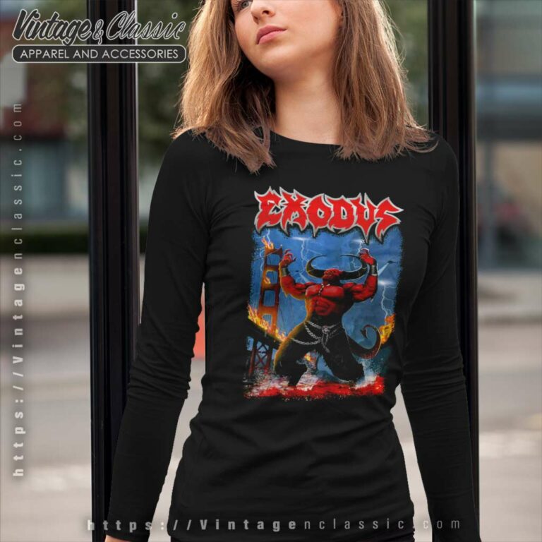 Exodus Shirt Demon Tour Long Sleeve Tee Exodus Shirt Demon Tour Long Sleeve Tee