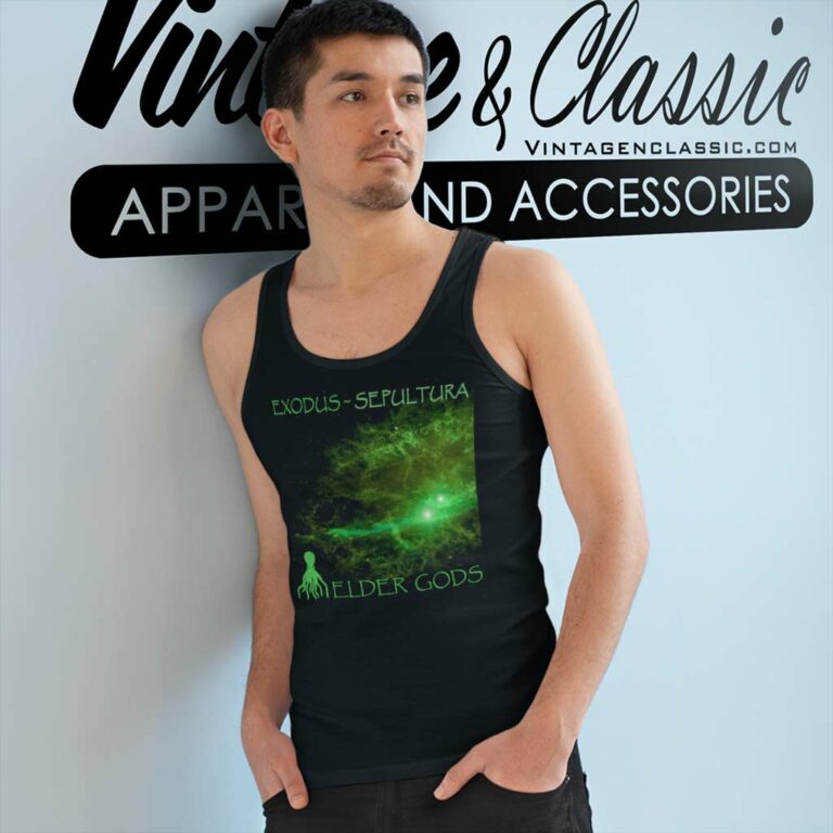 Exodus Shirt Elder Gods Tank Top Racerback Exodus Shirt Elder Gods Tank Top Racerback