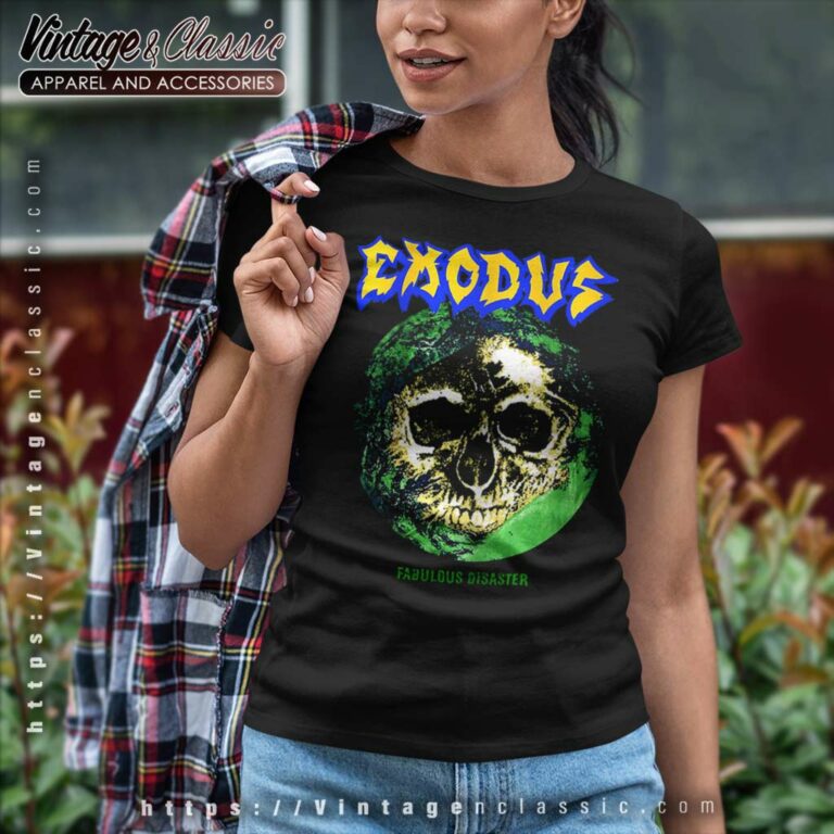 Exodus Shirt Fabulous Disaster Women TShirt Exodus Shirt Fabulous Disaster Women TShirt