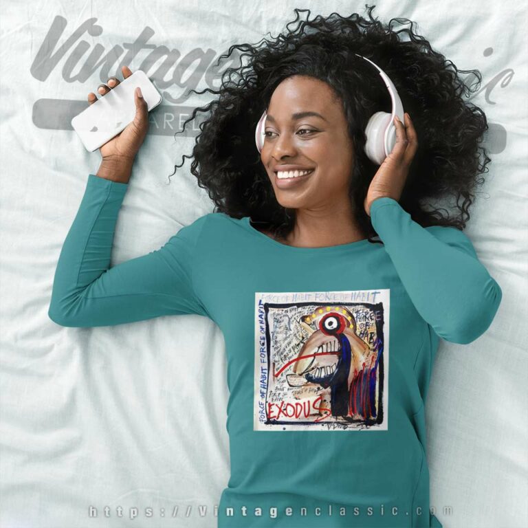 Exodus Shirt Force Of Habit Long Sleeve Tee Exodus Shirt Force Of Habit Long Sleeve Tee