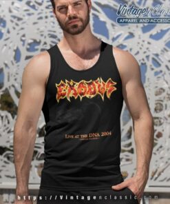 Exodus Shirt Live At The Dna 2004 Tank Top Racerback