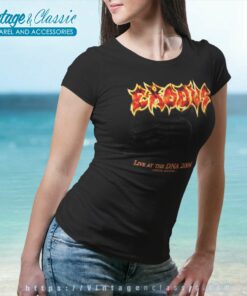 Exodus Shirt Live At The Dna 2004 Women TShirt