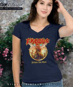 Exodus Shirt Persona Non Grata 2022 Tour V Neck TShirt
