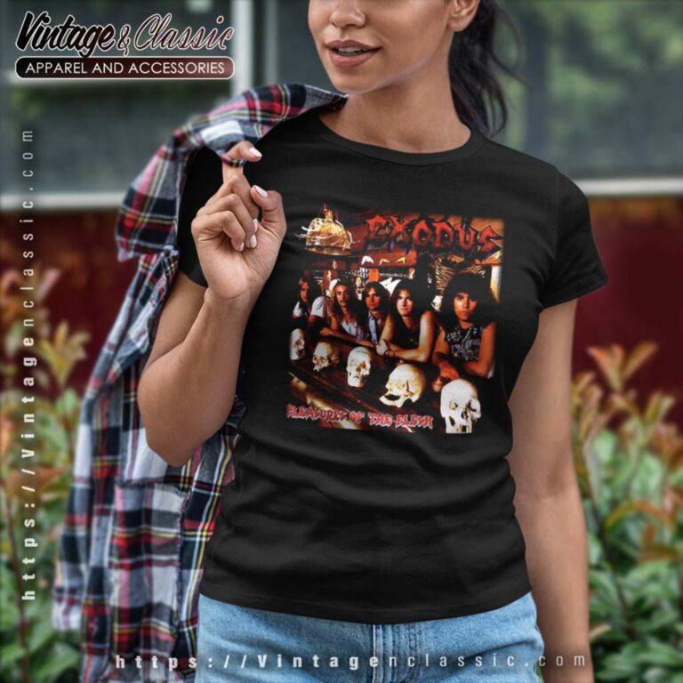 Exodus Shirt Pleasures Of The Flesh Women TShirt Exodus Shirt Pleasures Of The Flesh Women TShirt