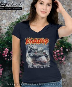 Exodus Shirt Shovel Headed Kill Machine V Neck TShirt