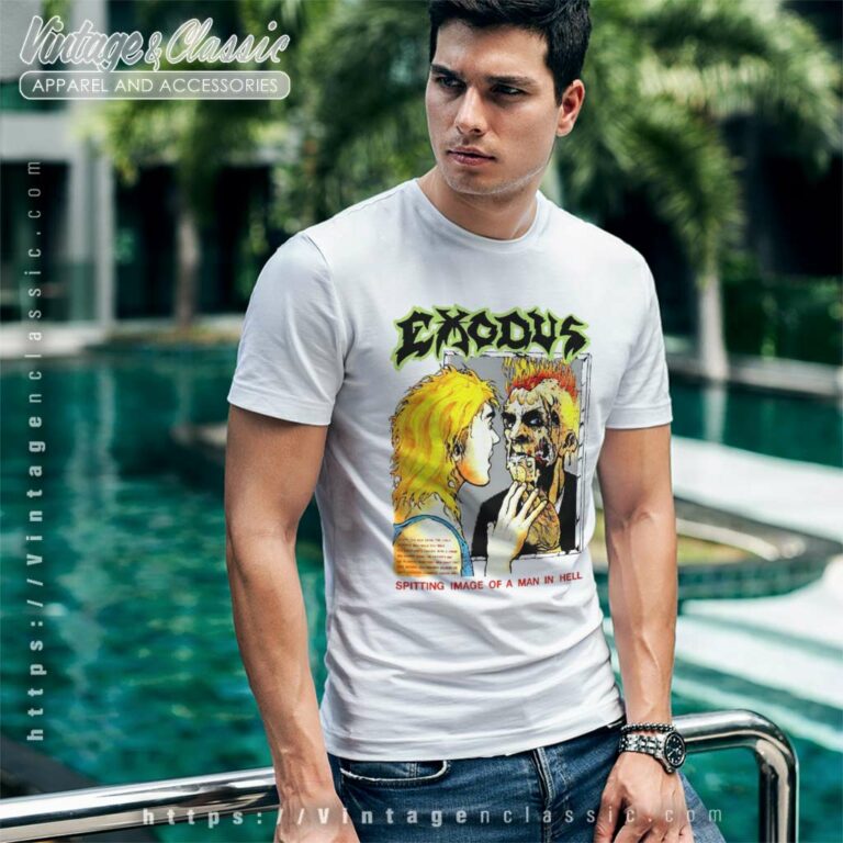 Exodus Shirt Spitting Images Of A Man In Hell T Shirt Exodus Shirt Spitting Images Of A Man In Hell T Shirt