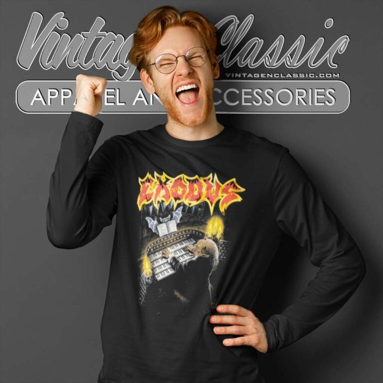 Exodus Shirt Tempo Of The Damned Long Sleeve Tee Exodus Shirt Tempo Of The Damned Long Sleeve Tee