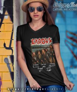 Exodus Shirt Thank You Memories V Neck TShirt