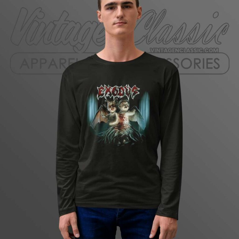 Exodus Shirt The Beatings Will Continue Long Sleeve Tee Exodus Shirt The Beatings Will Continue Long Sleeve Tee