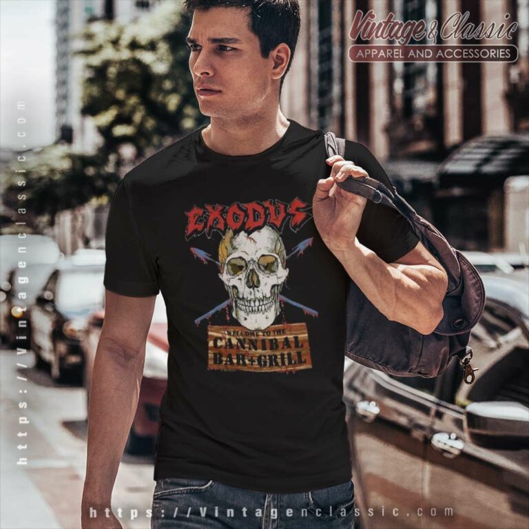 Exodus Shirt Welcome To The Cannibal Bar Grill T Shirt Exodus Shirt Welcome To The Cannibal Bar Grill T Shirt