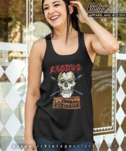 Exodus Shirt Welcome To The Cannibal Bar Grill Tank Top Racerback