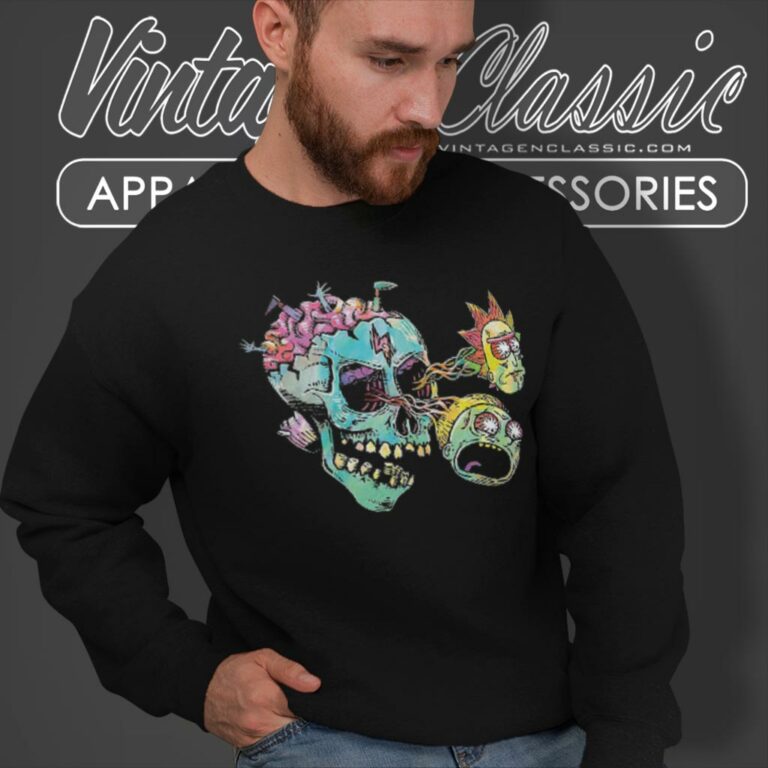 Eyeball Skull Rick And Morty Sweatshirt Eyeball Skull Rick And Morty Sweatshirt