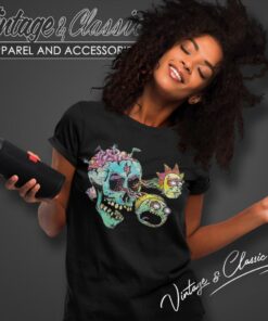 Eyeball Skull Rick And Morty Women T Shirt