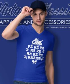 Fa Ra Ra Christmas Story Movie Home Alone Movie Party Xmas V Neck TShirt