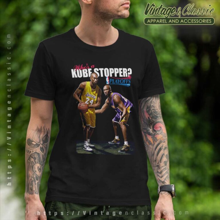 Faded Kobe Stopper Final Playoffs T Shirt Faded Kobe Stopper Final Playoffs T Shirt