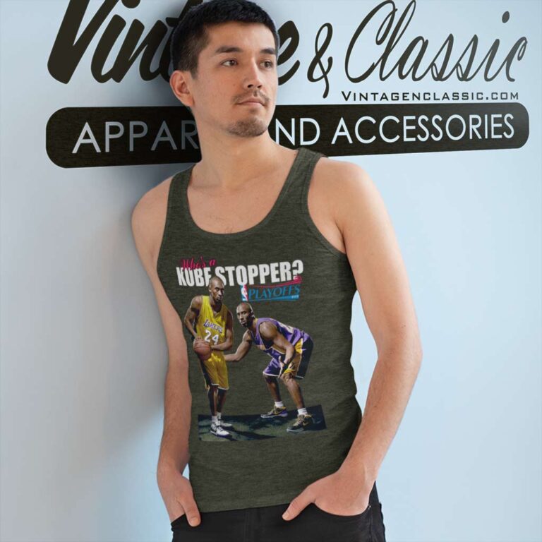 Faded Kobe Stopper Final Playoffs Tank Top Racerback Faded Kobe Stopper Final Playoffs Tank Top Racerback