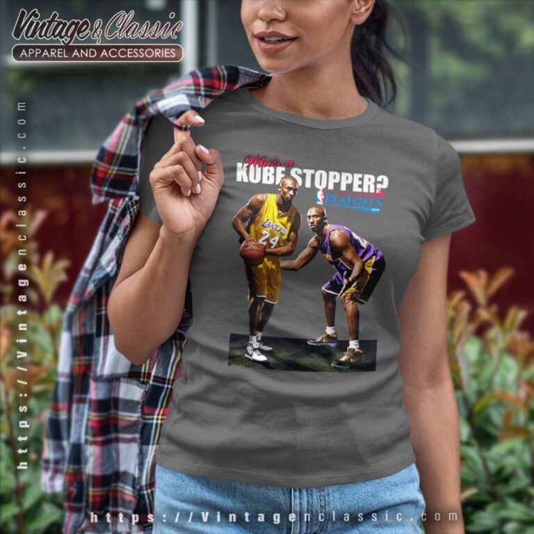 Faded Kobe Stopper Final Playoffs Women TShirt Faded Kobe Stopper Final Playoffs Women TShirt